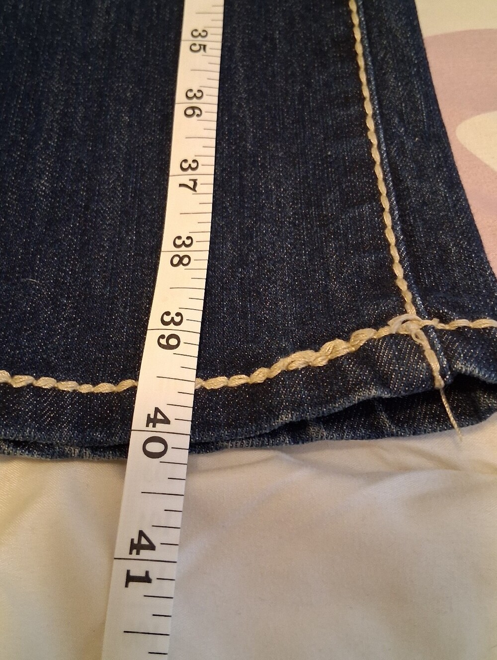 Code Bleu Andrea Women Bootcut Dark Wash Jeans Pant Sz10PR Embroidered - Picture 6 of 15